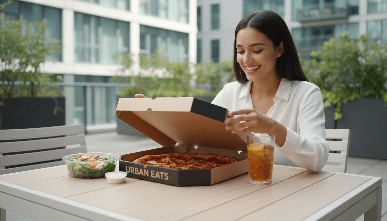 Menu delivery service